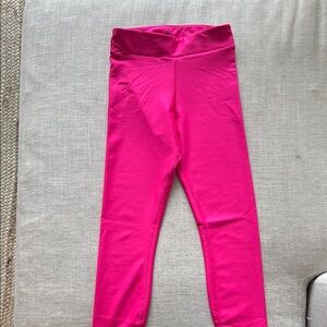 ALO Yoga hot pink cropped leggings